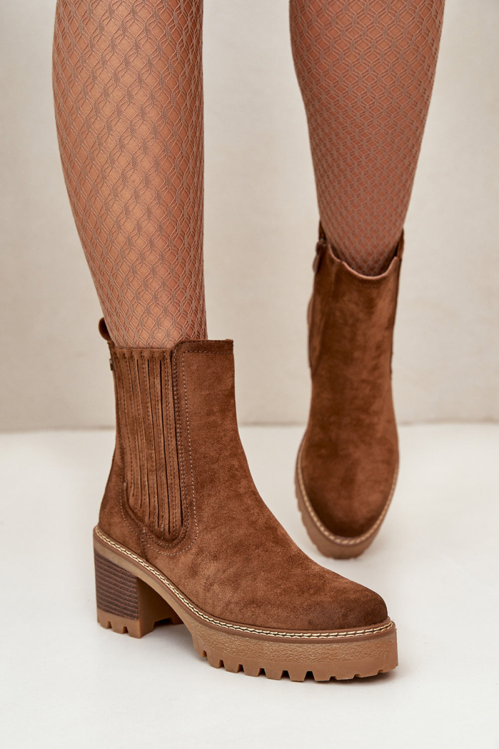 Ankle boots with heel model 199300 Step in style