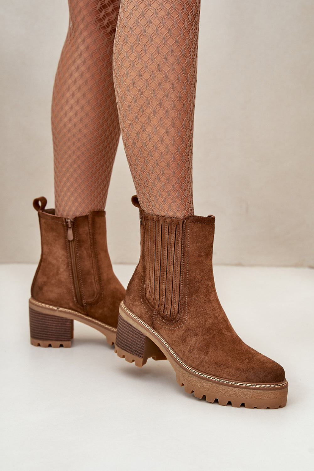 Ankle boots with heel model 199300 Step in style