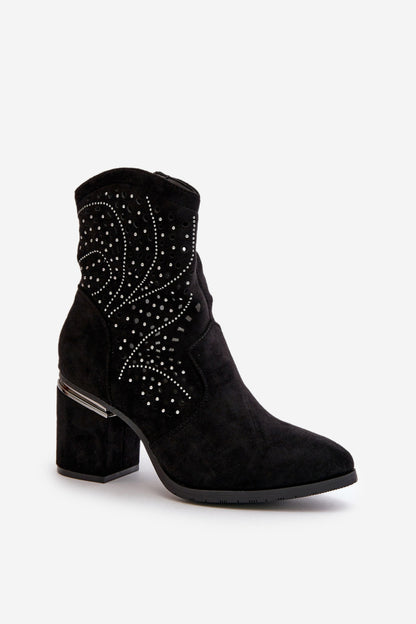 Ankle boots with heels model 199321 Step in style