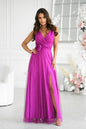 Langes Kleid model 199325 Bicotone