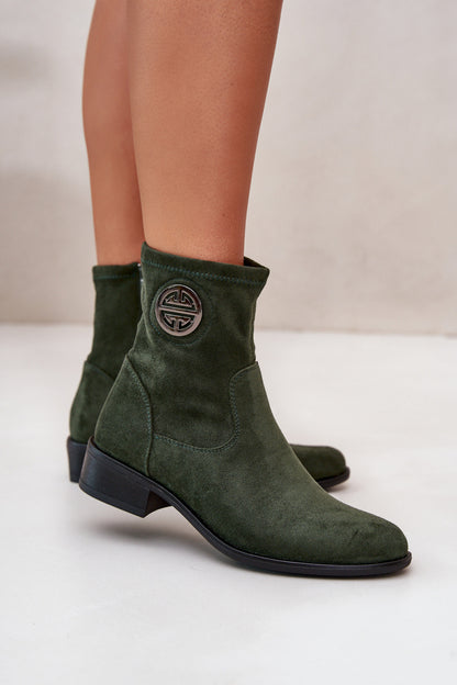 Ankle boots with heel model 199421 Step in style