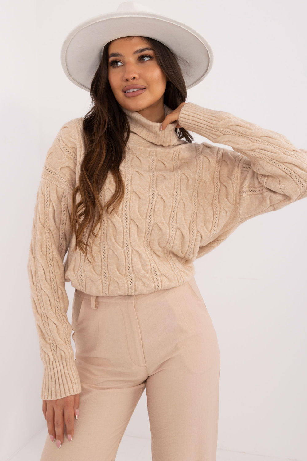 Rollkragenpullover model 199440 AT