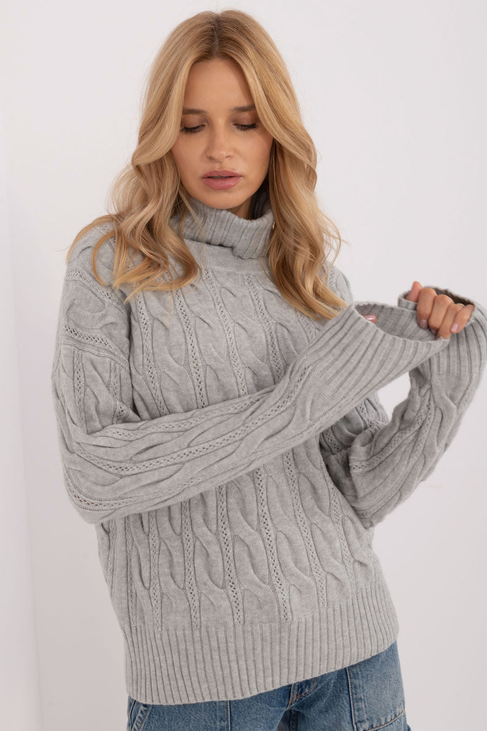 Turtle neck sweater model 199523 AT