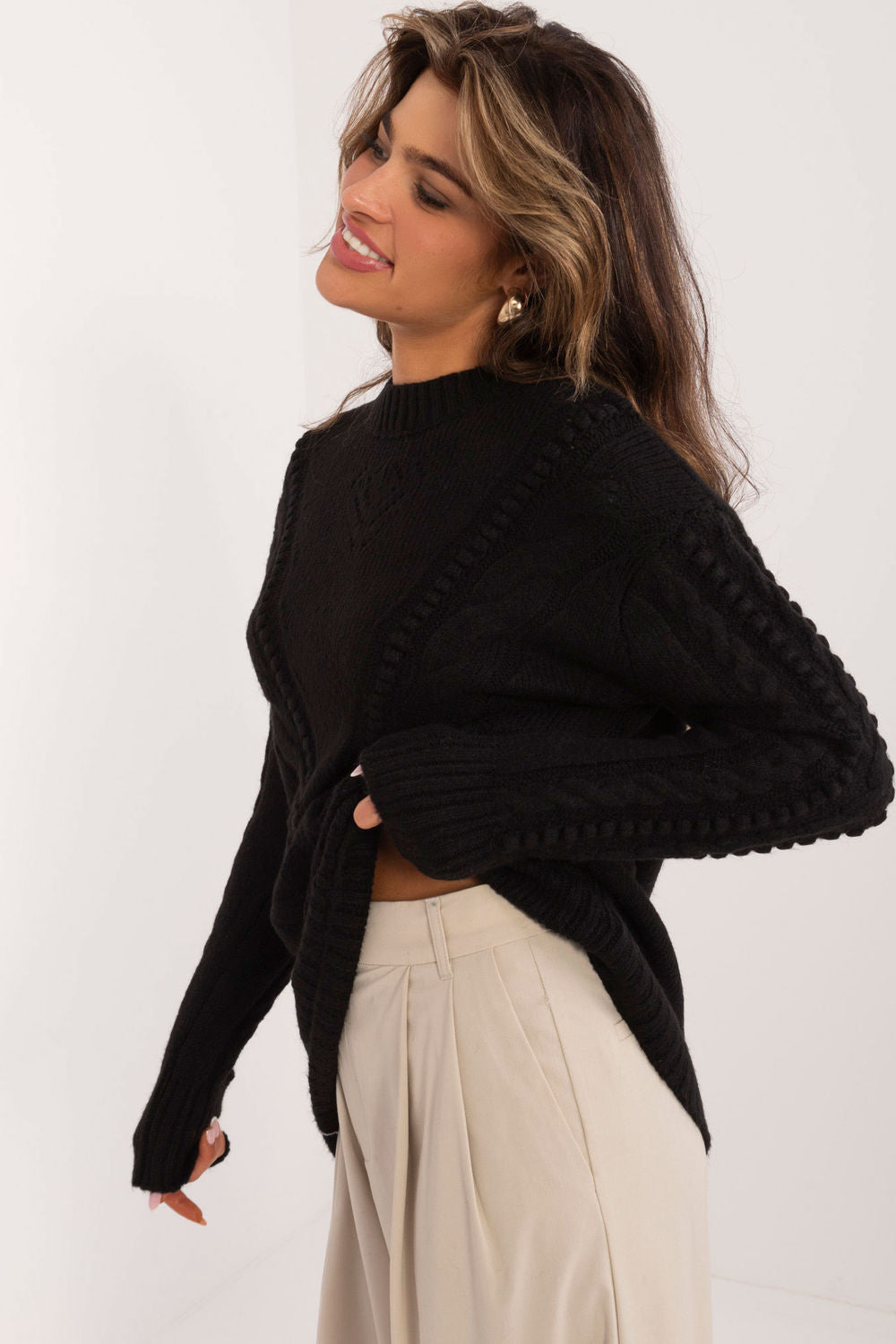 Long sweater model 199602 Badu