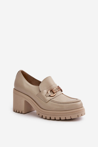 Shoes with heel model 199811 Step in style