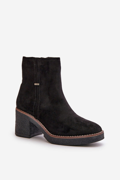 Ankle boots with heel model 199844 Step in style