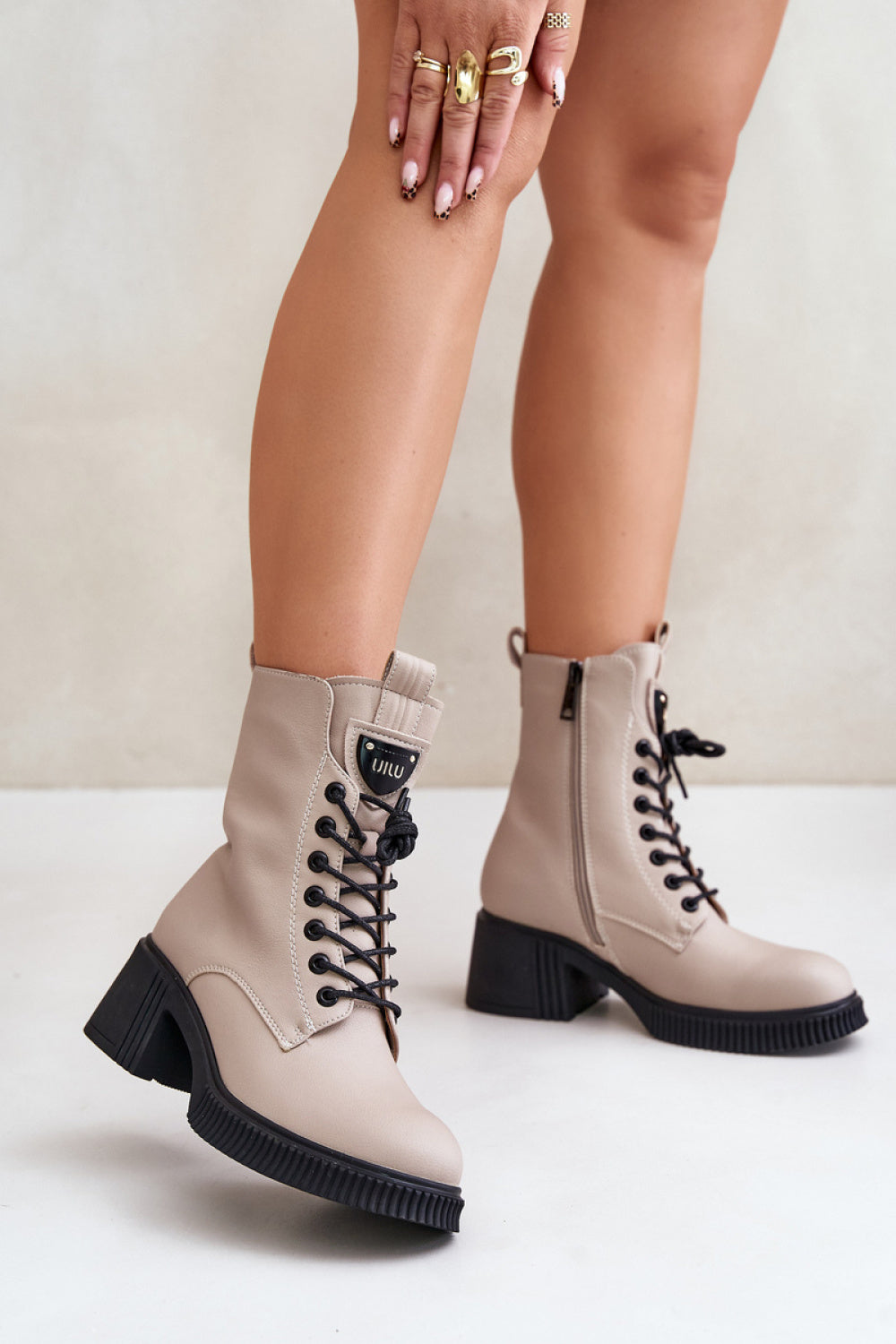 Ankle boots with heels model 201012 Step in style