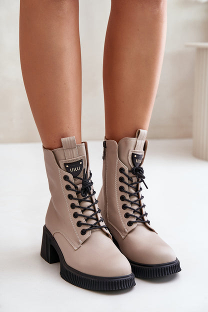 Ankle boots with heels model 201012 Step in style