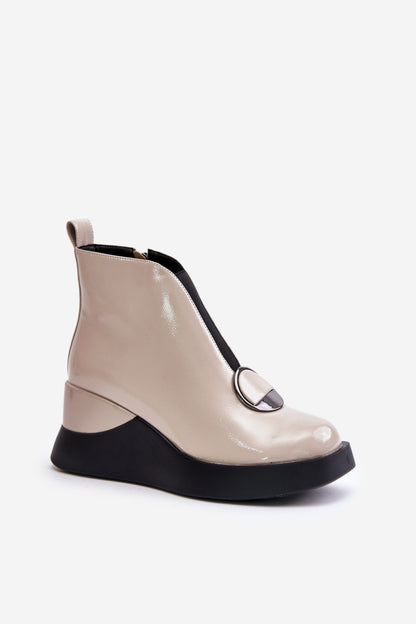 Platform ankle boots model 201014 Step in style
