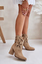 Ankle boots with heel model 201150 Step in style