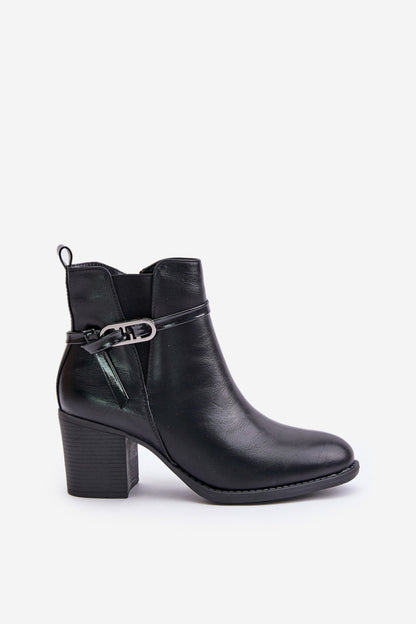Ankle boots with heel model 201162 Step in style