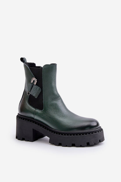 Ankle boots with heel model 201178 Step in style