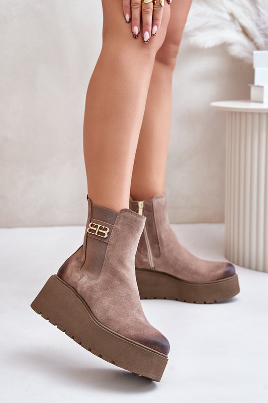 Platform ankle boots model 201181 Step in style