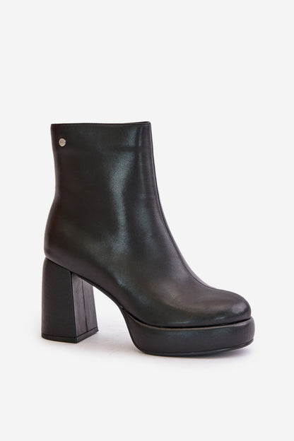 Ankle boots with heel model 201535 Step in style