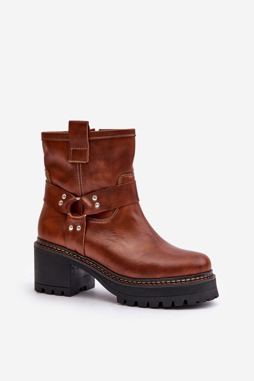 Ankle boots with heel model 201543 Step in style