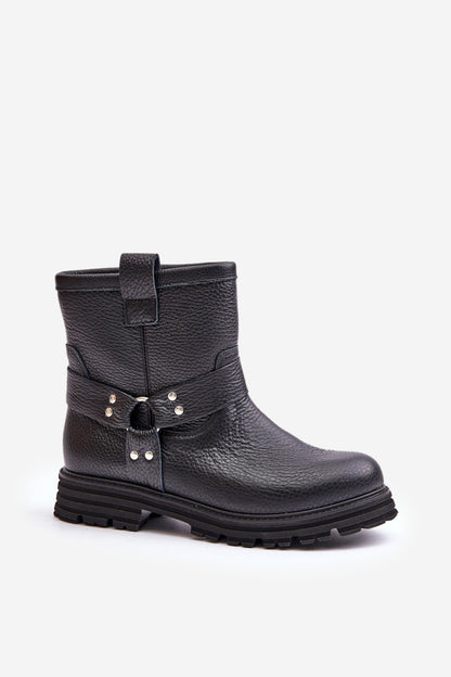Ankle boots with heels model 201544 Step in style