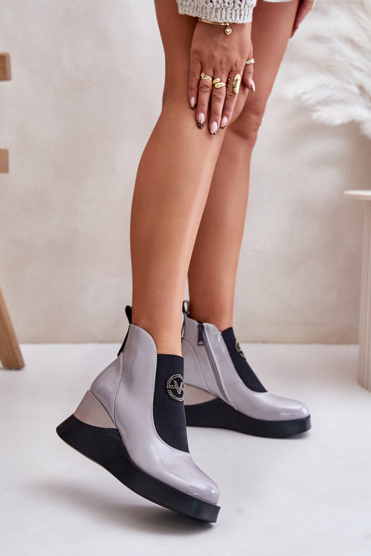 Platform ankle boots model 201547 Step in style