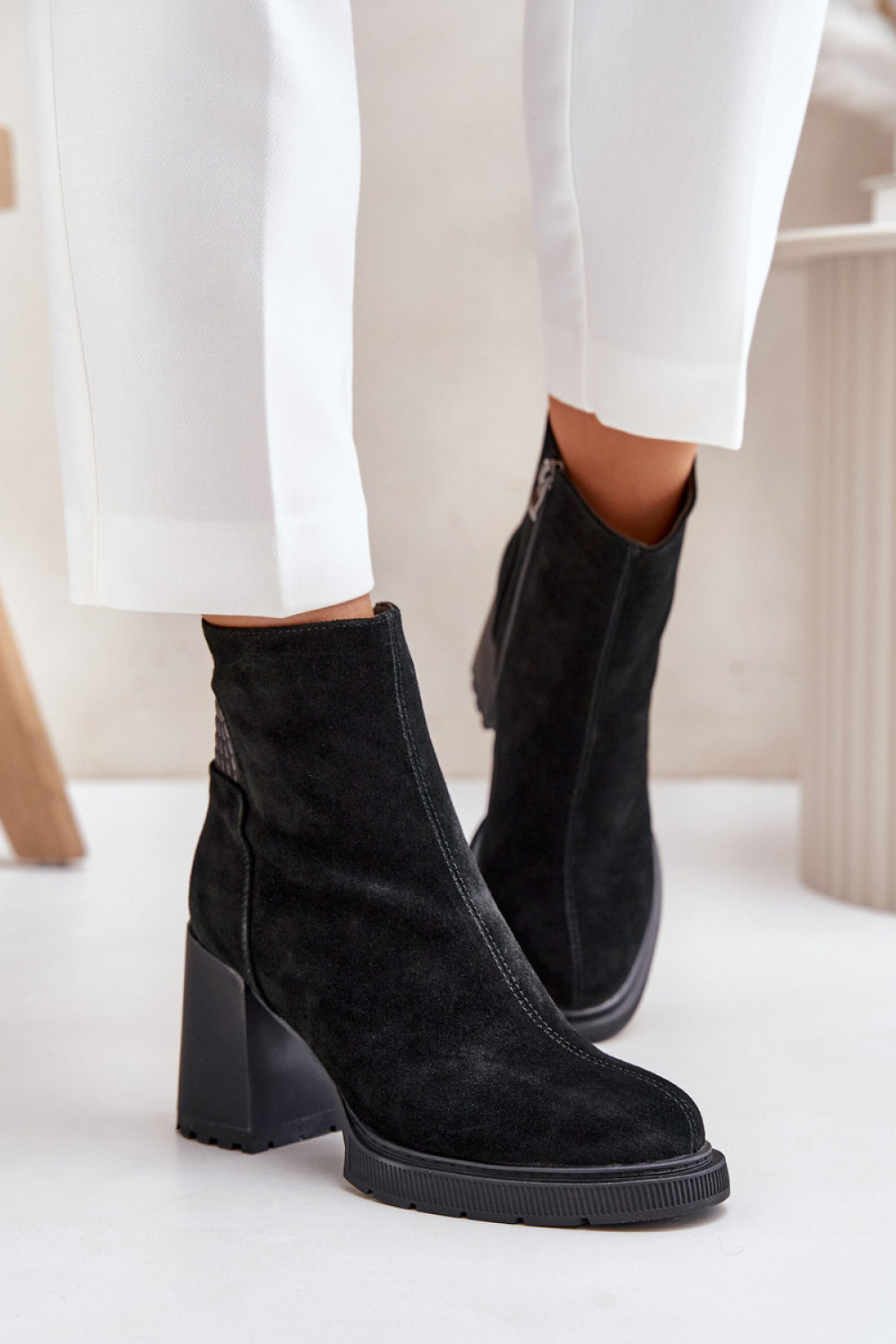 Ankle boots with heel model 201684 Step in style