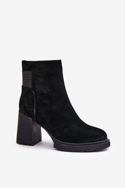 Ankle boots with heel model 201684 Step in style