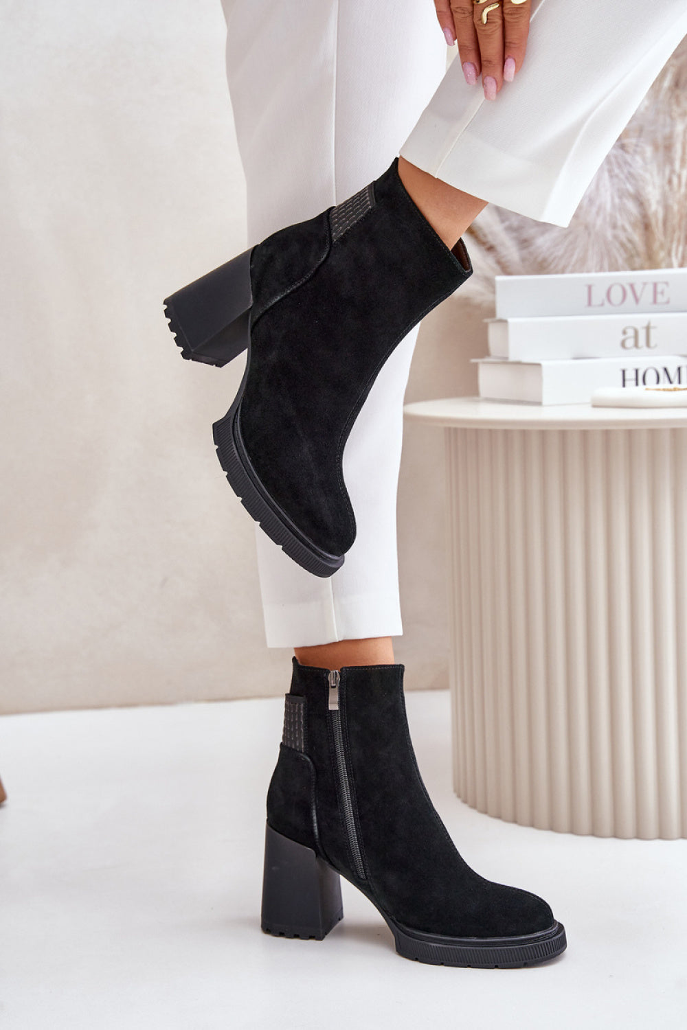 Ankle boots with heel model 201684 Step in style