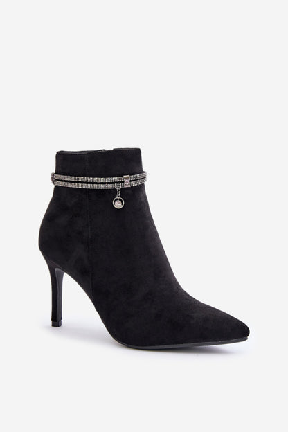 Ankle boots with heel model 202055 Step in style