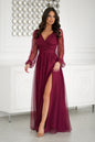 Langes Kleid model 203762 Bicotone