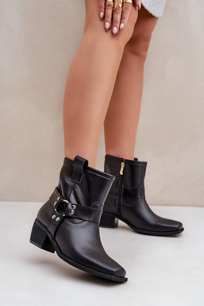Ankle boots with heels model 203874 Step in style