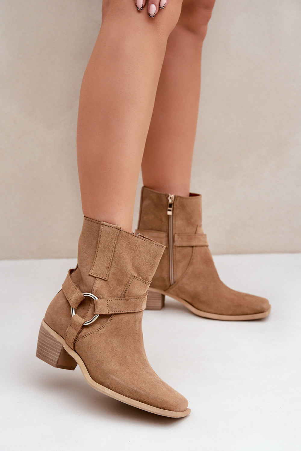 Ankle boots with heels model 203875 Step in style