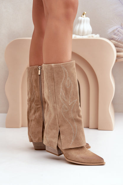 Boots with heels model 203899 Step in style