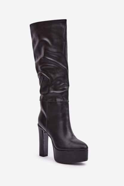 Boots with heels model 204663 Step in style