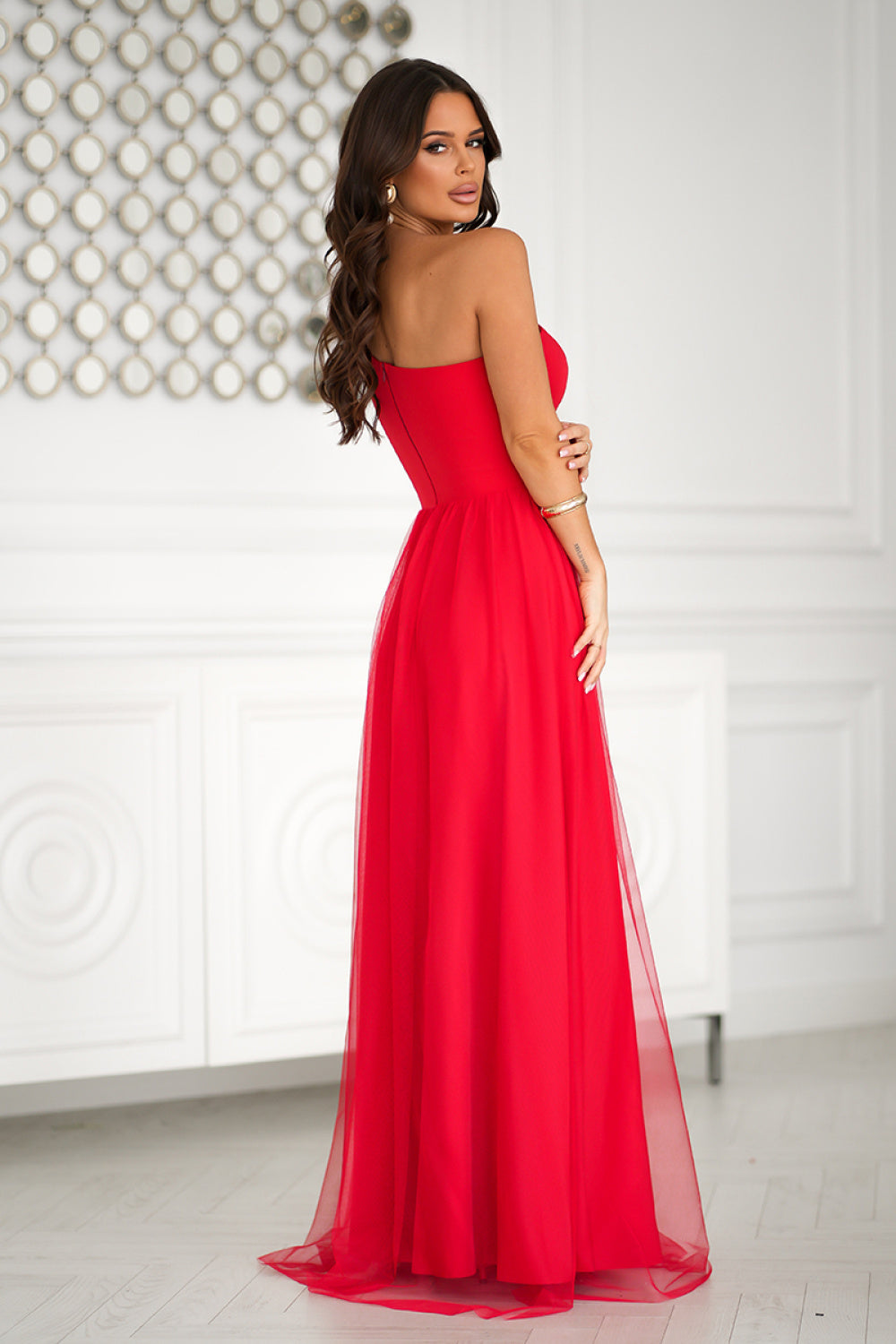 Long dress model 204863 Bicolor