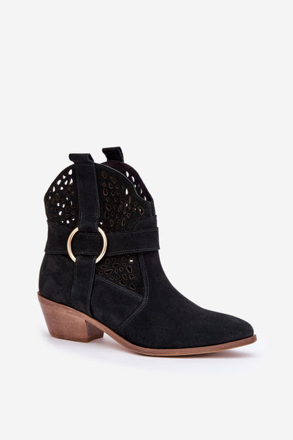 Ankle boots with heel model 206789 Step in style