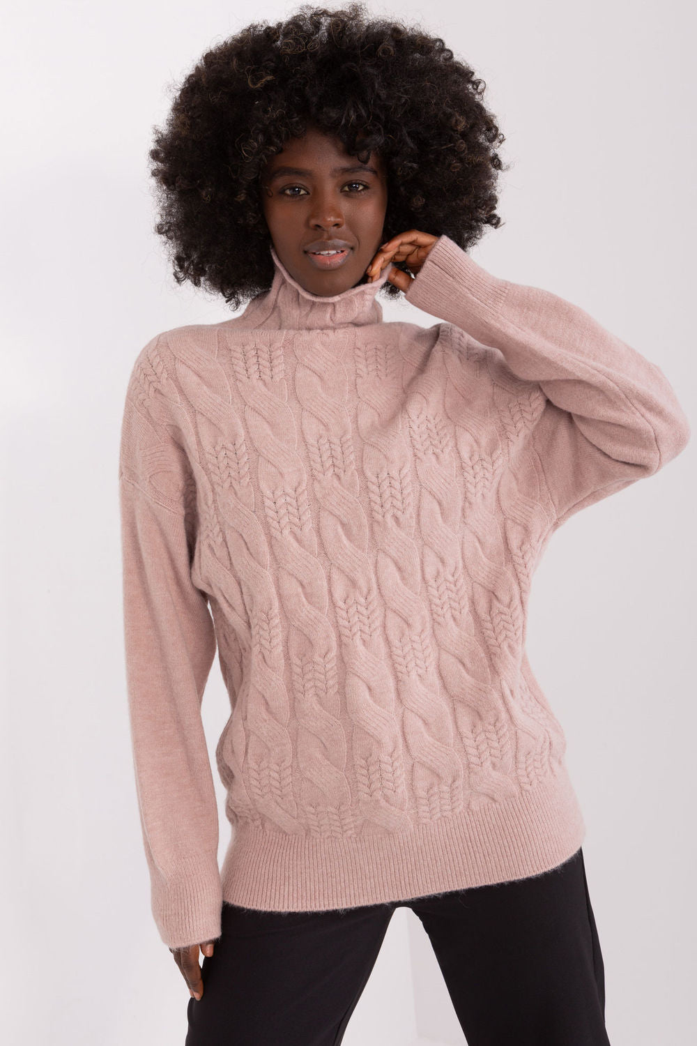 Turtleneck sweater model 208311 AT