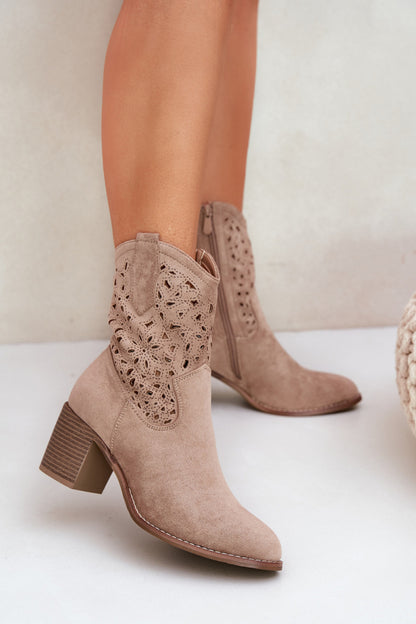 Ankle boots with heel model 209416 Step in style