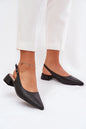 Sandals with heel model 209432 Step in style