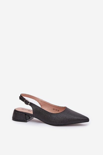 Sandals with heel model 209432 Step in style