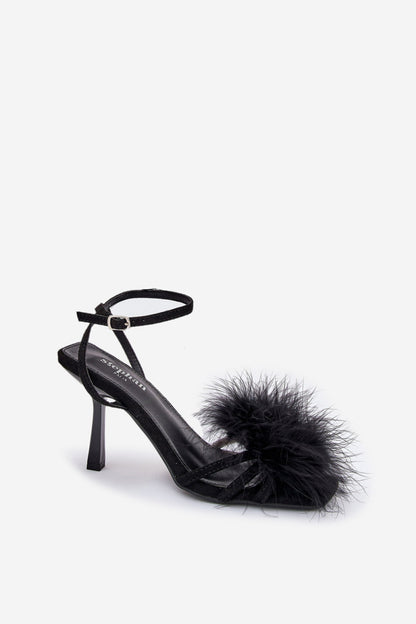 Sandals with heel model 209926 Step in style
