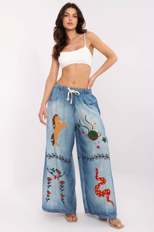 Women's trousers model 210029 Italy Moda