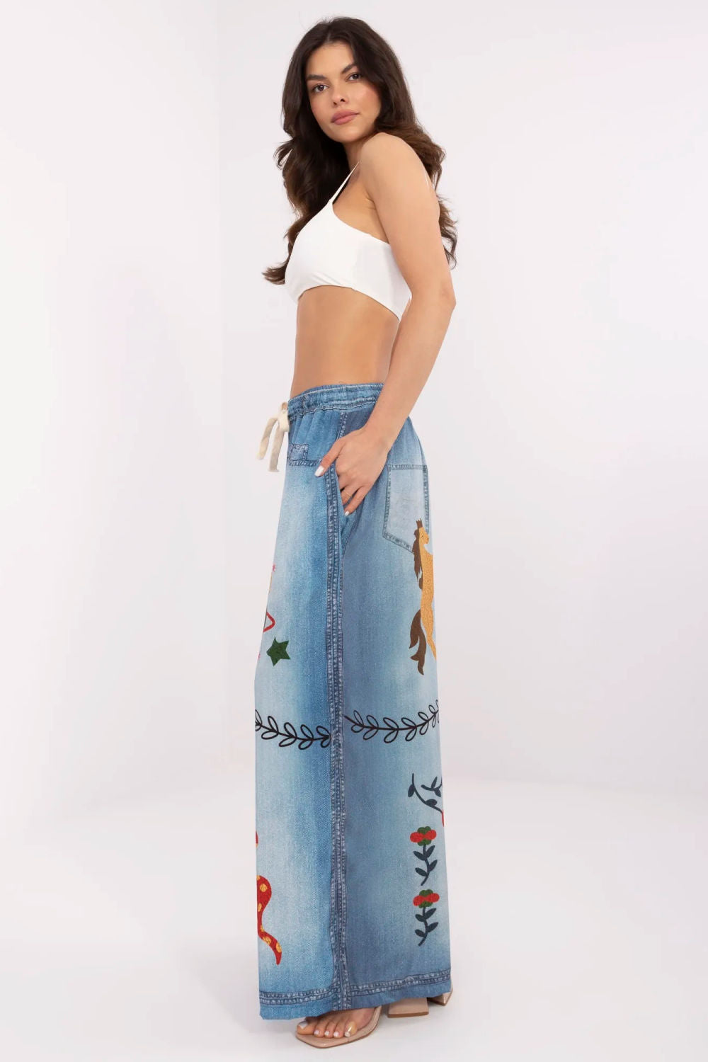 Damen Hose model 210029 Italy Moda