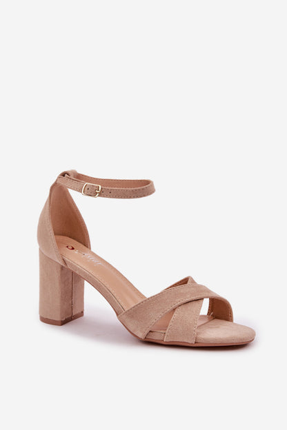Sandals with heel model 210151 Step in style