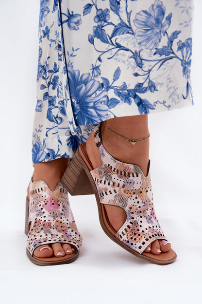 Heeled sandals model 211363 Step in style