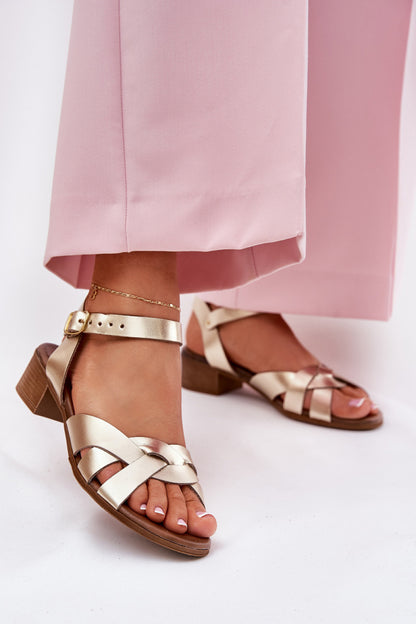 Sandals with heel model 212124 Step in style