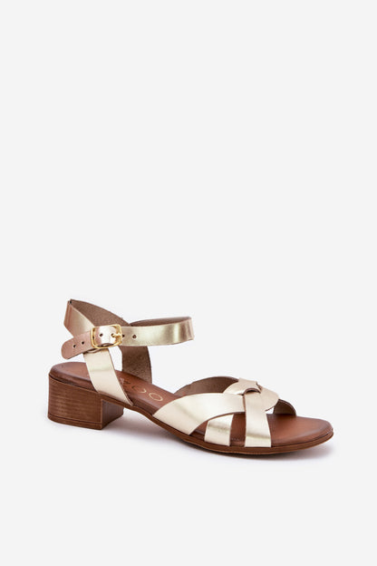 Sandals with heel model 212124 Step in style