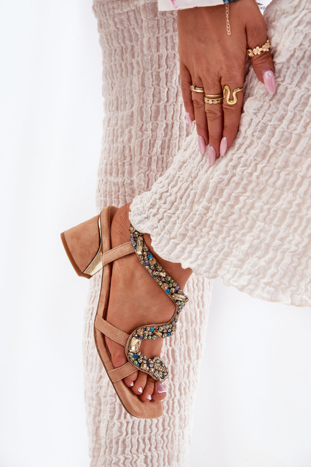 Heeled sandals model 212356 Step in style