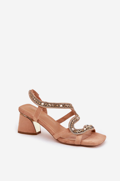 Sandals with heel model 212357 Step in style