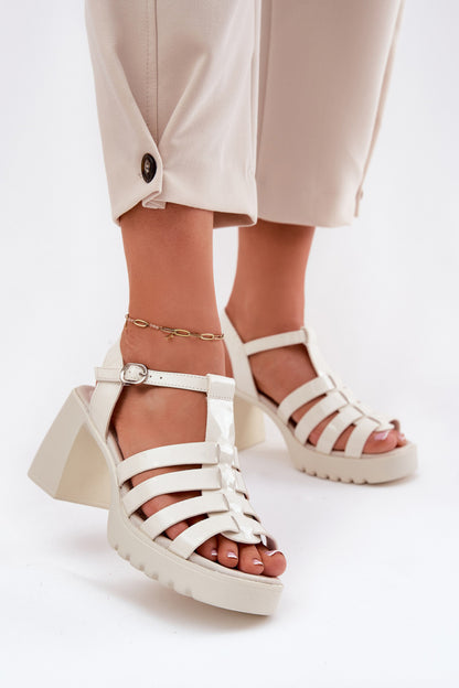 Heeled sandals model 212575 Step in style