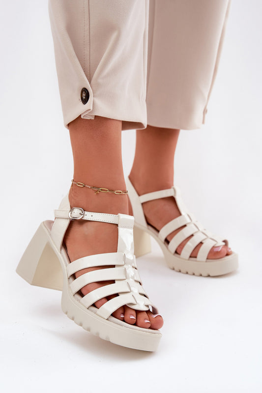Heeled sandals model 212575 Step in style