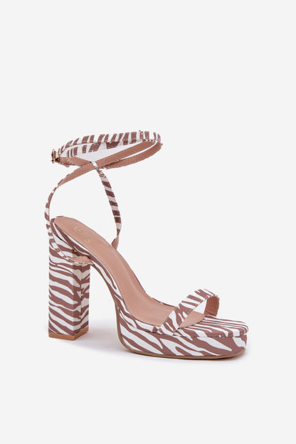 Heeled sandals model 212818 Step in style