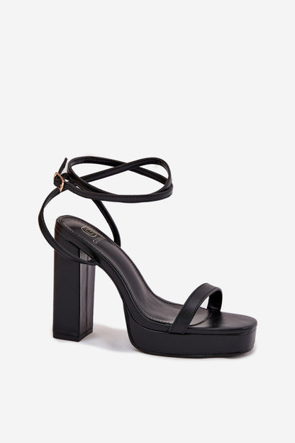 Sandals with heel model 212822 Step in style