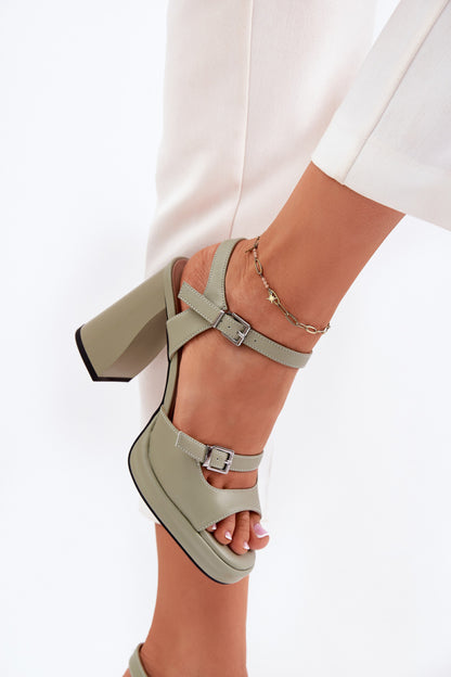Heeled sandals model 212825 Step in style